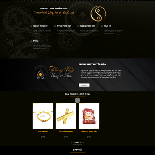 Thiết kế website bán hàng phong thủy tại Tiền Giang