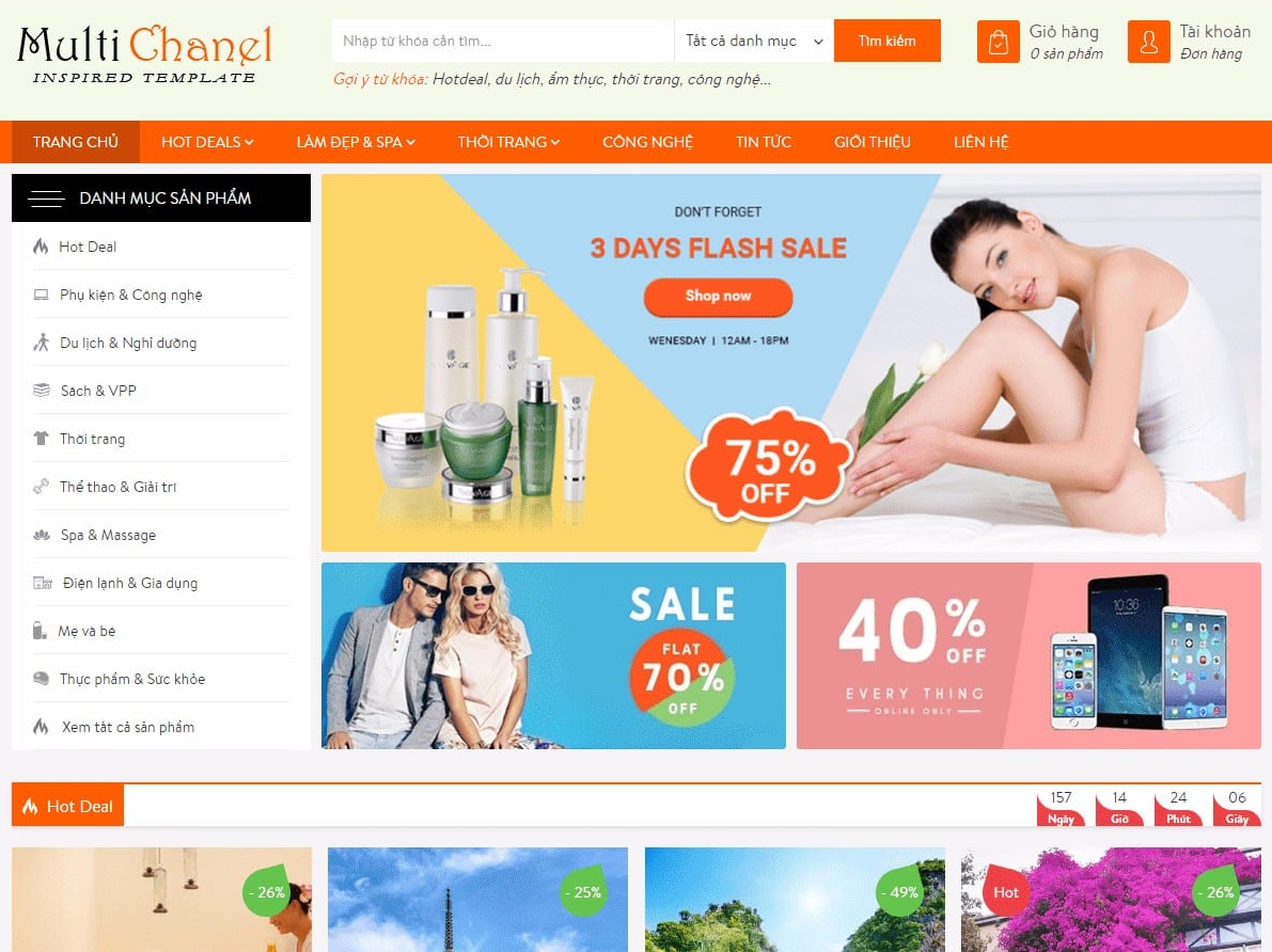 Thiết kế website bán hàng tại Tiền Giang